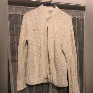 Ll Bean button up cardigan